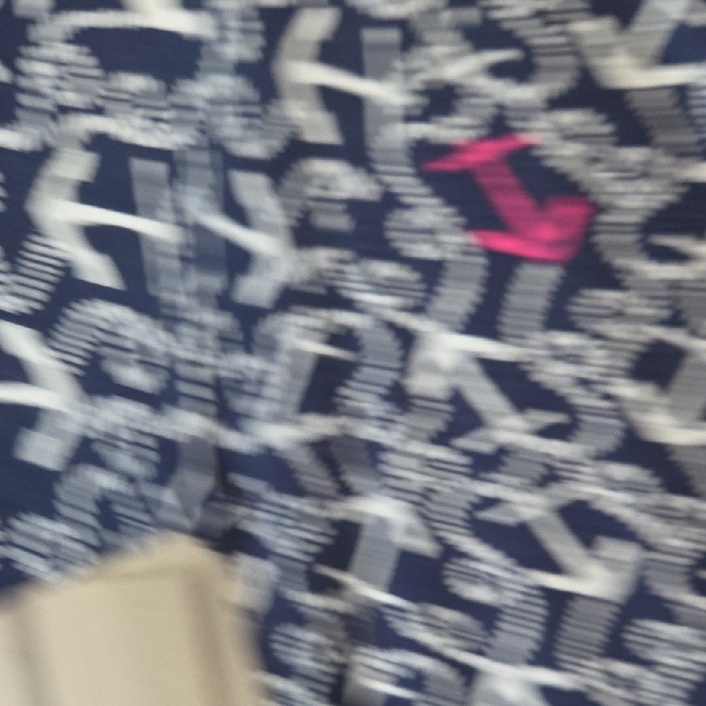 Lilly Pulitzer Navy and Pink Long Sleeve Dress - Picture 3 of 6